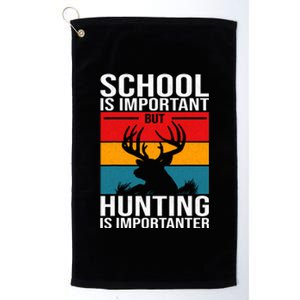 Funny Hunting Art Hunter Deer Clothes Platinum Collection Golf Towel