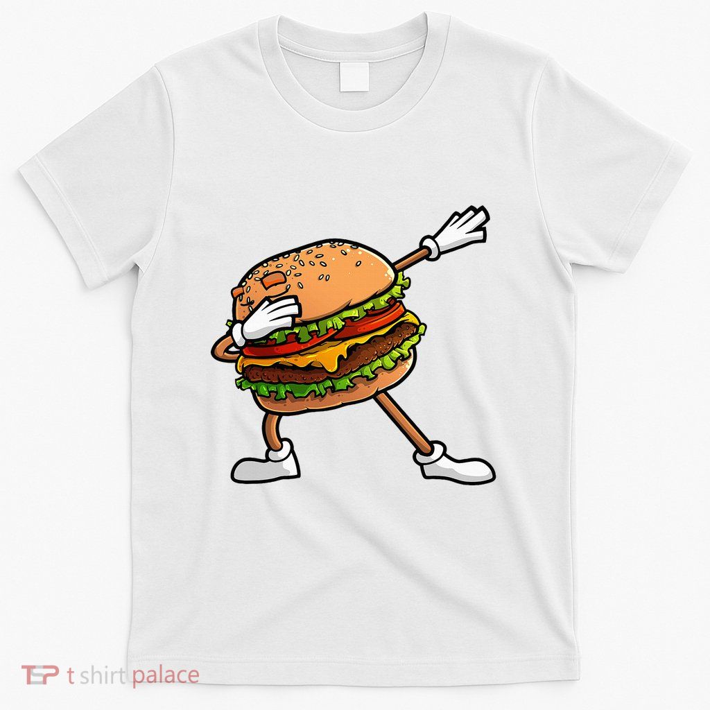 Funny Hamburger Art Women Cheeseburger Lover T-Shirt