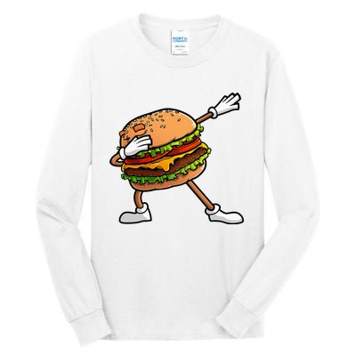 Funny Hamburger Art Women Cheeseburger Lover Tall Long Sleeve T-Shirt