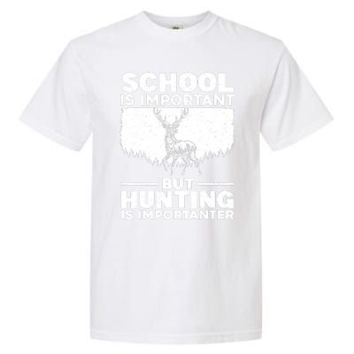 Funny Hunting Art Deer Hunter Wildlife Hunting Garment-Dyed Heavyweight T-Shirt