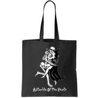 Funny Halloween Afterlife Of The Party Skeleton And Witch Bag