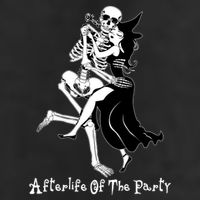 Funny Halloween Afterlife Of The Party Skeleton And Witch Tumbler