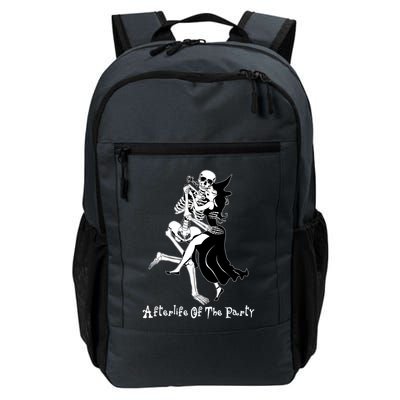 Funny Halloween Afterlife Of The Party Skeleton And Witch Backpack