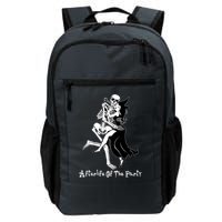 Funny Halloween Afterlife Of The Party Skeleton And Witch Backpack