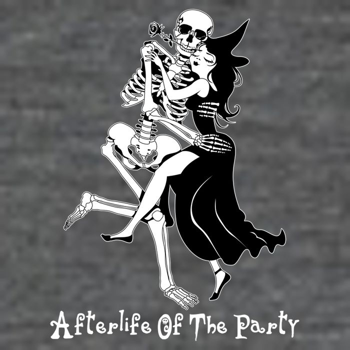 Funny Halloween Afterlife Of The Party Skeleton And Witch Backpack