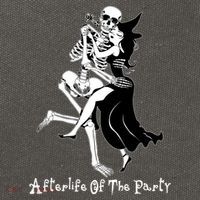 Funny Halloween Afterlife Of The Party Skeleton And Witch Cotton Canvas Backpack