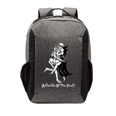 Funny Halloween Afterlife Of The Party Skeleton And Witch Vector Backpack