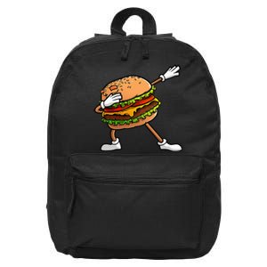 Funny Hamburger Art Cheeseburger Lover 16 in Basic Backpack