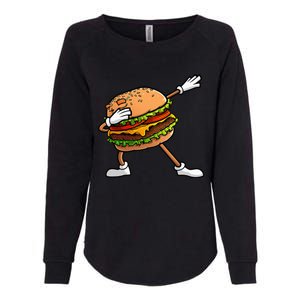 Funny Hamburger Art Cheeseburger Lover Womens California Wash Sweatshirt