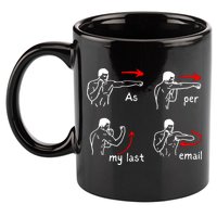 Fun Humour As Per My Last Email Make Your Day With Sarcastic 11oz C Handle Ceramic Mug