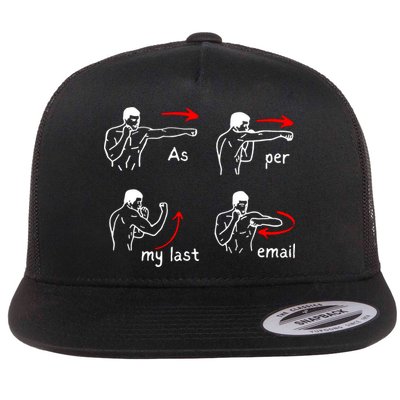 Fun Humour As Per My Last Email Make Your Day With Sarcastic Flatbill Hat