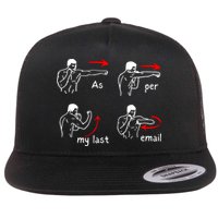 Fun Humour As Per My Last Email Make Your Day With Sarcastic Flatbill Hat