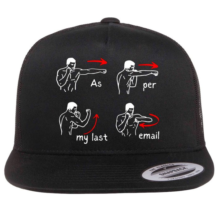 Fun Humour As Per My Last Email Make Your Day With Sarcastic Flatbill Hat