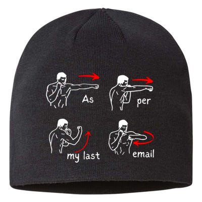 Fun Humour As Per My Last Email Make Your Day With Sarcastic Sustainable Beanie