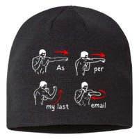 Fun Humour As Per My Last Email Make Your Day With Sarcastic Sustainable Beanie