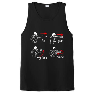 Fun Humour As Per My Last Email Make Your Day With Sarcastic PosiCharge Competitor Tank