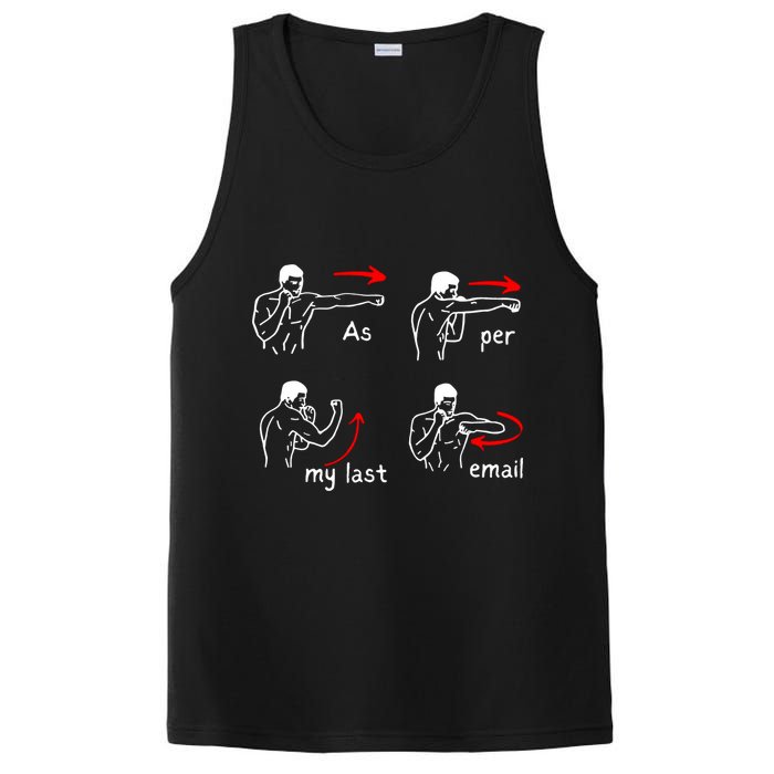 Fun Humour As Per My Last Email Make Your Day With Sarcastic PosiCharge Competitor Tank