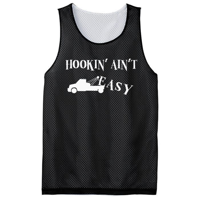 Funny Hookin ain't easy trucker towing repo Mesh Reversible Basketball Jersey Tank