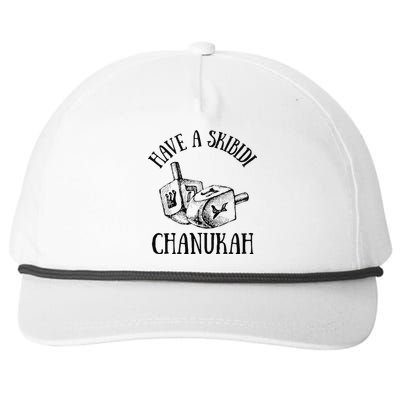 Funny Have A Skibid.I Hanukah Chanukah Menorah Bruh Snapback Five-Panel Rope Hat