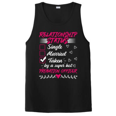 Funny His And Her Gift Probation Officer Relationship Status Meaningful Gift PosiCharge Competitor Tank