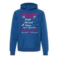 Funny His And Her Gift Probation Officer Relationship Status Meaningful Gift Premium Hoodie