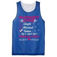 Funny His And Her Gift Probation Officer Relationship Status Meaningful Gift Mesh Reversible Basketball Jersey Tank