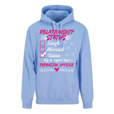 Funny His And Her Gift Probation Officer Relationship Status Meaningful Gift Unisex Surf Hoodie