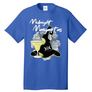 Funny Halloween And Midnight Margaritas Gift Tall T-Shirt