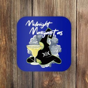 Funny Halloween And Midnight Margaritas Gift Coaster