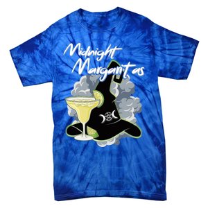 Funny Halloween And Midnight Margaritas Gift Tie-Dye T-Shirt