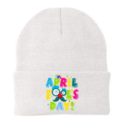 Funny Happy April Fools Day 1st April Fools Day Joke Pranks Knit Cap Winter Beanie