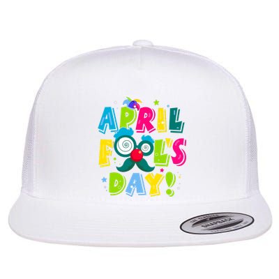 Funny Happy April Fools Day 1st April Fools Day Joke Pranks Flat Bill Trucker Hat