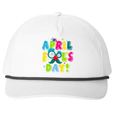 Funny Happy April Fools Day 1st April Fools Day Joke Pranks Snapback Five-Panel Rope Hat