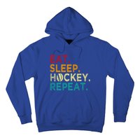 Funny Hockey Art Adult Vintage Ice Hockey Great Gift Hoodie