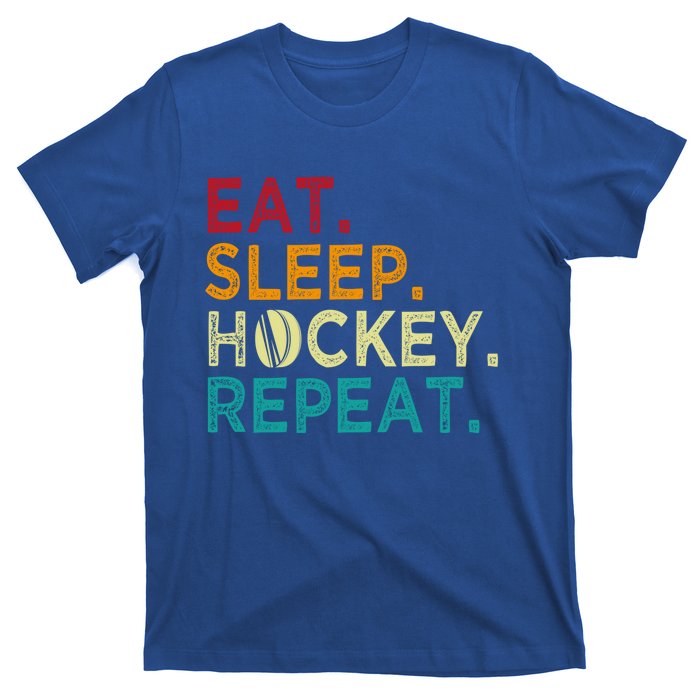 Funny Hockey Art Adult Vintage Ice Hockey Great Gift T-Shirt