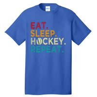 Funny Hockey Art Adult Vintage Ice Hockey Great Gift Tall T-Shirt