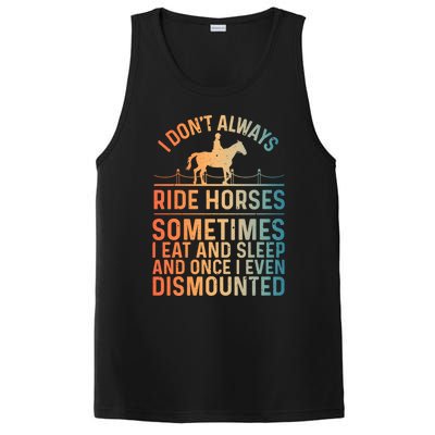 Funny Horse Art Horseback Riding Horse Lover Gift PosiCharge Competitor Tank