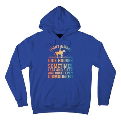 Funny Horse Art Horseback Riding Horse Lover Gift Hoodie