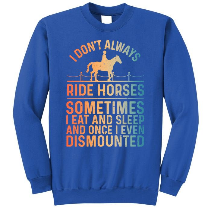 Funny Horse Art Horseback Riding Horse Lover Gift Sweatshirt