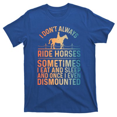 Funny Horse Art Horseback Riding Horse Lover Gift T-Shirt