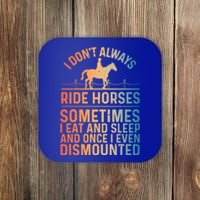 Funny Horse Art Horseback Riding Horse Lover Gift Coaster