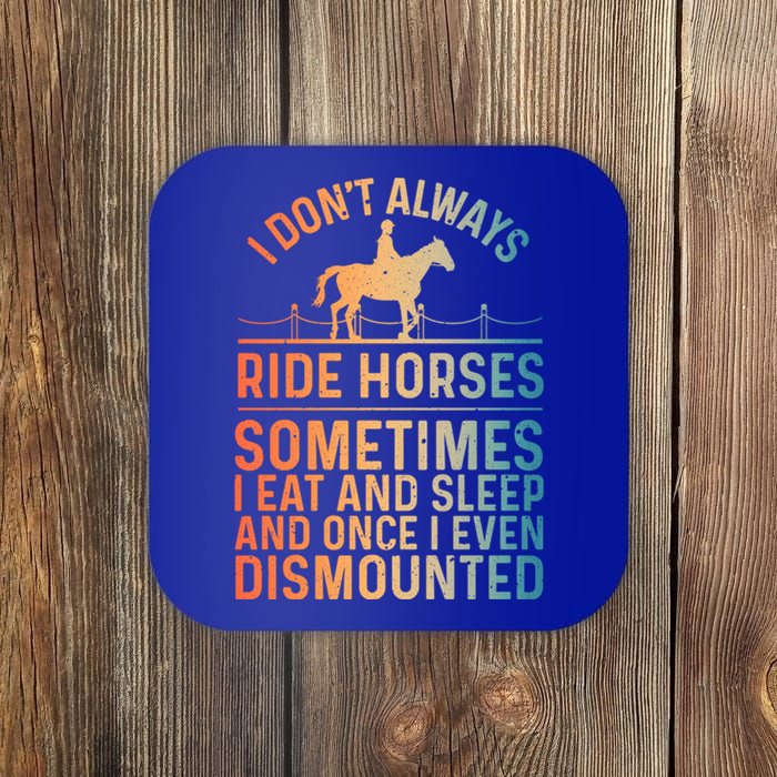 Funny Horse Art Horseback Riding Horse Lover Gift Coaster