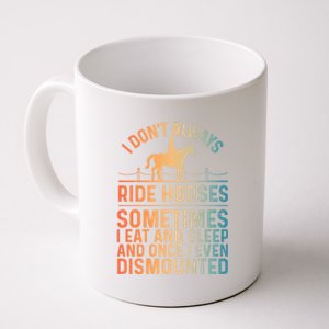 Funny Horse Art Horseback Riding Horse Lover Gift Coffee Mug