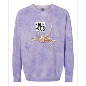 Free Hugs Alien Colorblast Crewneck Sweatshirt