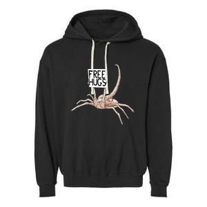 Free Hugs Alien Garment-Dyed Fleece Hoodie