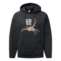 Free Hugs Alien Performance Fleece Hoodie