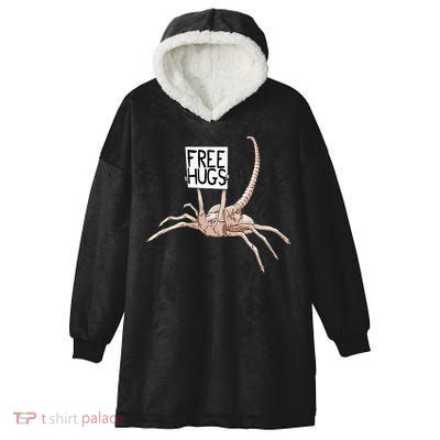 Free Hugs Alien Hooded Wearable Blanket