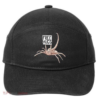 Free Hugs Alien 7-Panel Snapback Hat