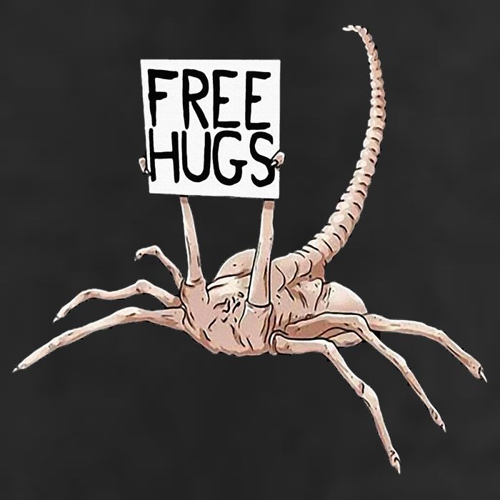 Free Hugs Alien Adult Drive Performance Visor