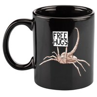Free Hugs Alien 11oz C Handle Ceramic Mug
